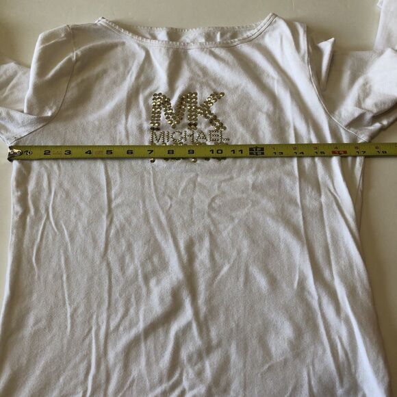 Michael Michael Kors Women’s 3/4 Sleeve Embellished T Size Medium - Picture 4 of 13